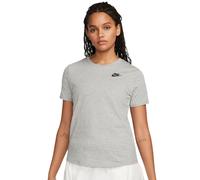 Nike Sportswear Club Essentials T-Shirt Baumwolle Damen - hellgrau - Größe XS Größe:XS