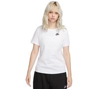 Nike Sportswear Club Essentials T-Shirt Baumwolle Damen - weiß - Größe XL Größe:XL