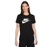 Damen T-Shirt Nike Sportswear Essentials - black/white - Schwarz (L)