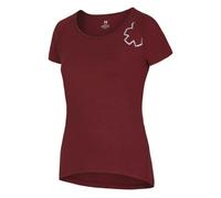 Ocun - Women's Bamboo T Blossom - T-Shirt, Gr. XS, rot (WineMerlot)