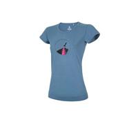 Ocun Damen Classic Organic Rainbow T-Shirt (Größe M, blau)