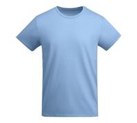 Damen T-Shirt Rundhals in 14 Farben Model Breda von Roly Eco Blau (Sky) M