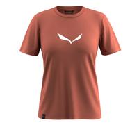 Damen T-Shirt Salewa Solid Dry Rouge 3XL