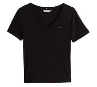 Damen T-Shirt Tommy Hilfiger Slim Cody V-NK Short Sleeves - Schwarz (M)