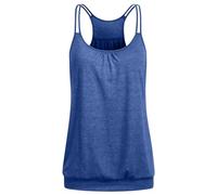 Damen Tank Top Leichte Atmungsaktive Einfarbiges, Unterhemden Schicke Elegante Ärmelloses Camisole Plissee Tanktop, Oberteile Casual Fashion, Trägertop Weich Und Bequem, Top Locker Freizeit