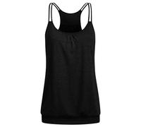 Damen Tank Top Leichte Atmungsaktive Einfarbiges, Unterhemden Schicke Elegante Ärmelloses Camisole Plissee Tanktop, Oberteile Casual Fashion, Trägertop Weich Und Bequem, Top Locker Freizeit