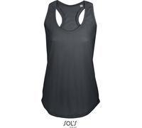 Damen Tanktop (dark grey (solid) L)