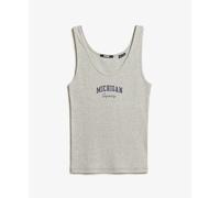 Damen Tanktop mit Printmuster Superdry Athletic Essential Grau XL