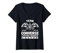 Damen Team Converse - Lebenslange Mitgliedsgeschenke T-Shirt mit V-Ausschnitt