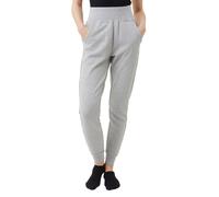 Damen Tennishose Björn Borg Sthlm High Waist Sweat - light grey melange - Grau (S)