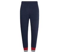 Damen Tennishose Tommy Hilfiger Relaxed Global Stripe Pant - desert sky - Blau, Türkis (S)