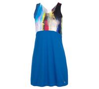Damen Tenniskleid Fila Dress Fleur - blue lolite/white - Blau (XS)