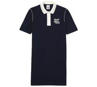 Damen Tenniskleid Lacoste Sport Roland Garros Edition Pique Dress - Blau (S)