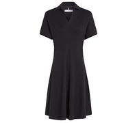 Damen Tenniskleid Tommy Hilfiger Lyocell Open Neck F&F Polo - Schwarz (M)