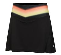 Damen Tennisrock Fila Australian Open Freya Skort - black/sunset - Schwarz (S)