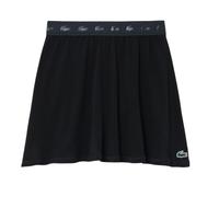 Damen Tennisrock Lacoste Sport Ultra Dry Stretch Piqué - black - Schwarz (M)