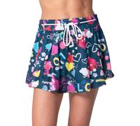 Damen Tennisrock Lucky in Love High Waist Love You - midnight - Blau (XS)
