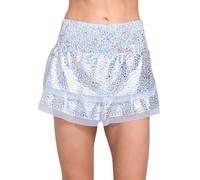Damen Tennisrock Lucky in Love Novelty Prints High Waist Rainbow Leopard - Mehrfarbig (L)