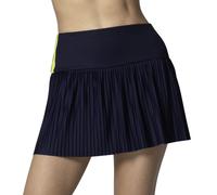Damen Tennisrock Lucky in Love Racer Rib Pleated - midnight - Blau (L)