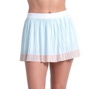 Damen Tennisrock Lucky in Love Riviera Love Pleated - wave - Mehrfarbig (L)
