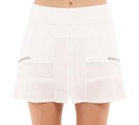 Damen Tennisrock Lucky in Love Tech Performance High Tech Flounce Skirt - white - Weiß (S)