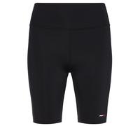 Damen Tennisshorts Tommy Hilfiger HW Fitted Short - black - Schwarz (XS)
