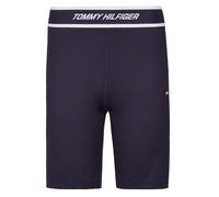 Damen Tennisshorts Tommy Hilfiger RW Fitted Tape Short - desert sky - Blau, Türkis (XS)