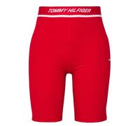 Damen Tennisshorts Tommy Hilfiger RW Fitted Tape Short - primary red - Rot (S)