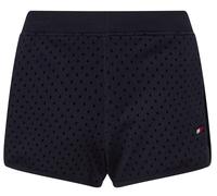 Damen Tennisshorts Tommy Hilfiger RW Terry Polka Dot Short - desert sky/polka dots - Türkis (L)