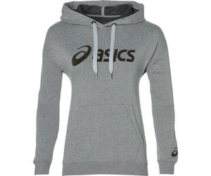 Damen Tennissweatshirt Asics Big Asics OTH W - mid grey heather/dark grey - Grau (S)