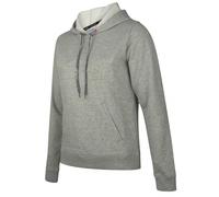 Damen Tennissweatshirt Babolat Exercise Hood Sweat Women - high rise heather - Grau (S)