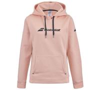 Damen Tennissweatshirt Babolat Exercise Hood Sweat Women - tropical peach - Rosa (M)