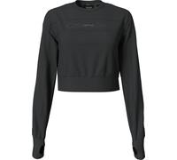 Damen Tennissweatshirt Calvin Klein PW Pullover - black beauty - Schwarz (L)