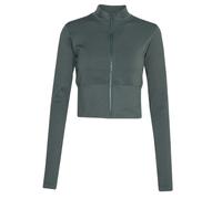 Damen Tennissweatshirt Calvin Klein Sameless Full Zip - urban chic - Grau (S)