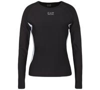 Damen Tennissweatshirt EA7 Woman Jersey T-Shirt - black - Schwarz (L)