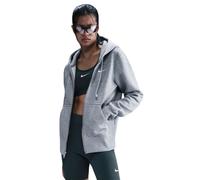 Damen Tennissweatshirt Nike Sportswear Phoenix Fleece - dark grey heather/sail - Grau (L)