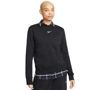 Damen Tennissweatshirt Nike Sportwear Phoenix Fleece - black/sail - Schwarz (M)