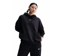 Damen Tennissweatshirt Nike Sportwear Phoenix Fleece - black/sail - Schwarz (S)