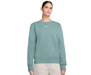 Damen Tennissweatshirt Nike Sportwear Phoenix Fleece - cannon/sail - Grün (S)
