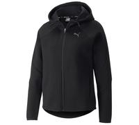 Damen Tennissweatshirt Puma Evostripe Full Zip - black - Schwarz (XS)