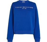 Damen Tennissweatshirt Tommy Hilfiger Modern Regular Corp Logo C-NK Sweatshirt - ultra blue - Blau (L)