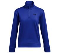 Damen Tennissweatshirt Under Armour Women's Armour Fleece QZ - blue - Blau (XS)
