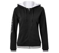 Damen Tennissweatshirt Wilson Team II FZ Hoody W - black - Schwarz (XS)