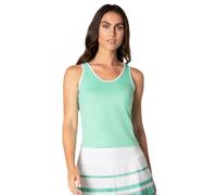 Damen Tennistop Lucky in Love Deco in Love Always N' Forever Tank - biscayne - Grün (M)