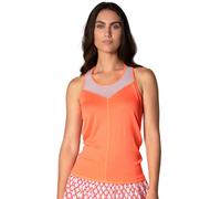 Damen Tennistop Lucky in Love Shockin' Classics Revive Tie Back Tank - Orange (S)
