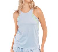 Damen Tennistop Lucky in Love Undercover Love Incognito Tank - glace - Mehrfarbig, Blau (XS)
