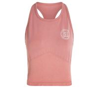Damen Tennistop Tommy Hilfiger Varsity Slim Seamless Tank Top - teaberry blossom - Rosa (L)