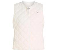 Damen Tennisweste Tommy Hilfiger LW Down Quilted Collarless - Beige (L)