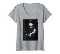 Damen The Beatles & Wings Sänger Bassspieler Paul McCartney T-Shirt mit V-Ausschnitt