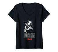 Damen The Boys Daddy's Home Billy Butcher Black & White TV Show T-Shirt mit V-Ausschnitt